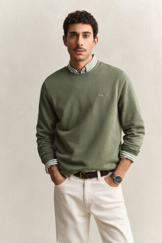 Camisola com gola redonda Shield