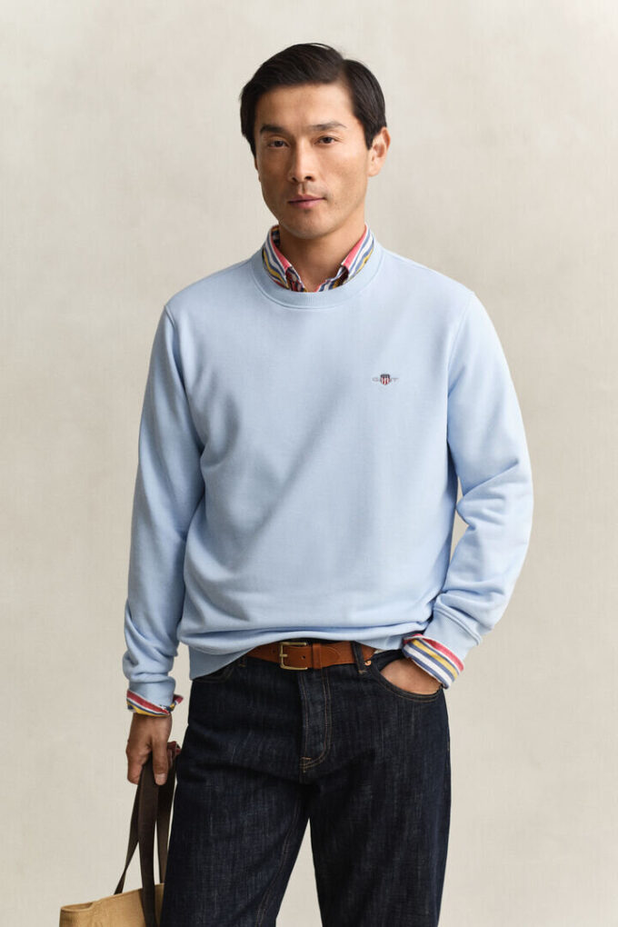 Camisola com gola redonda Shield