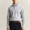 Camisola com meio fecho em malha Sacker Rib