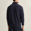 Camisola com meio fecho em malha Sacker Rib