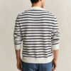 Camisola com padrão gráfico às riscas bretãs