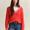 Camisola de Algodão com Decote em V