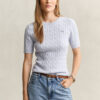 Camisola de calções com malha trançada Camisola de calções com malha trançada