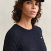 Camisola de calções com malha trançada Camisola de calções com malha trançada