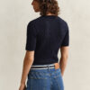 Camisola de calções com malha trançada Camisola de calções com malha trançada