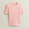 Camisola de calções com malha trançada