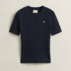 Camisola de calções com malha trançada Camisola de calções com malha trançada