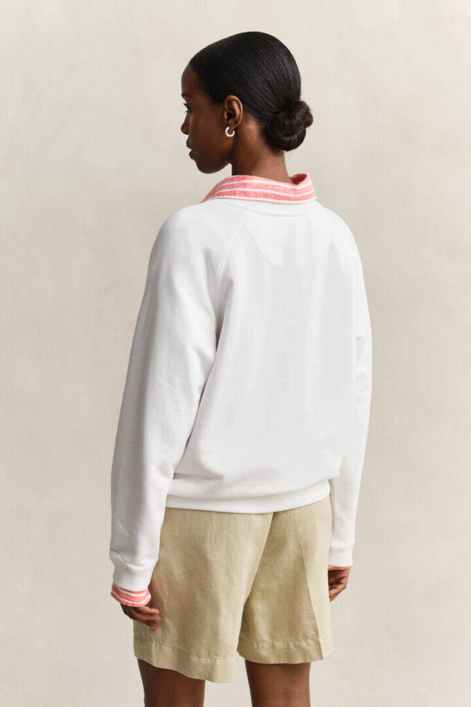 Camisola de gola redonda com estampado gráfico