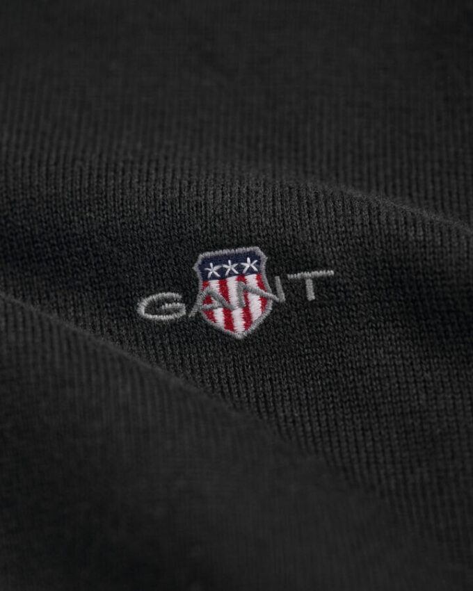 Camisola de gola redonda em algodão