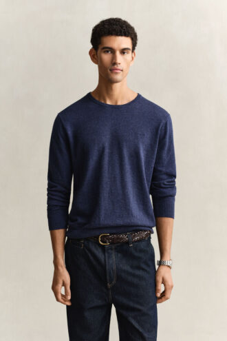 Camisola em mistura de algodão slub