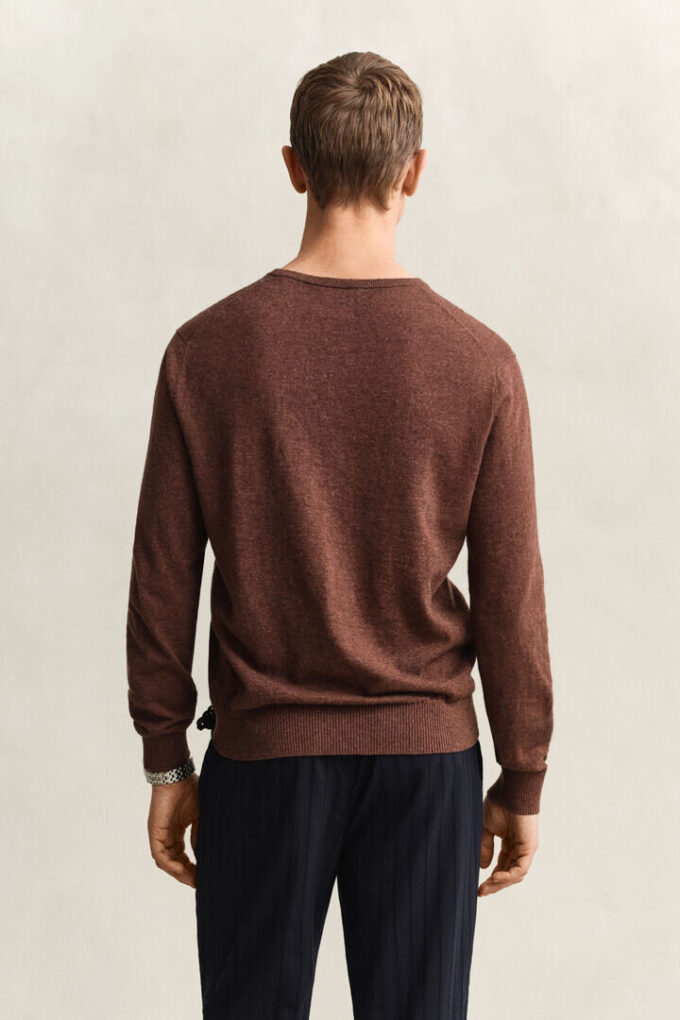 Camisola em mistura de algodão slub