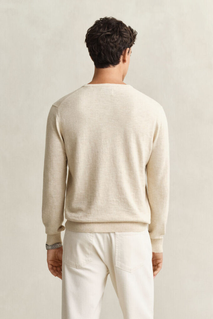 Camisola em mistura de algodão slub