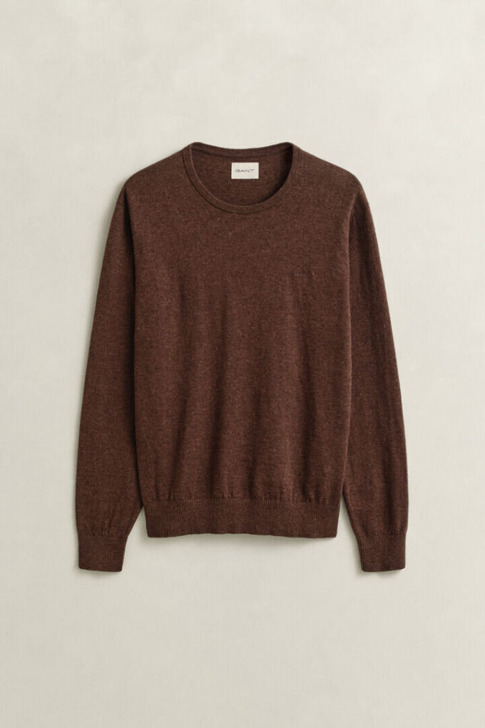 Camisola em mistura de algodão slub