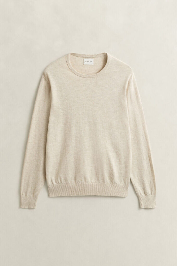 Camisola em mistura de algodão slub