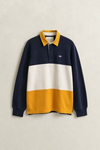 Camisola Heavy Rugger com blocos de cor