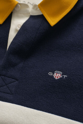 Camisola Heavy Rugger com blocos de cor