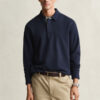 Camisola polo com Sacker Rib