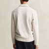 Camisola polo com Sacker Rib