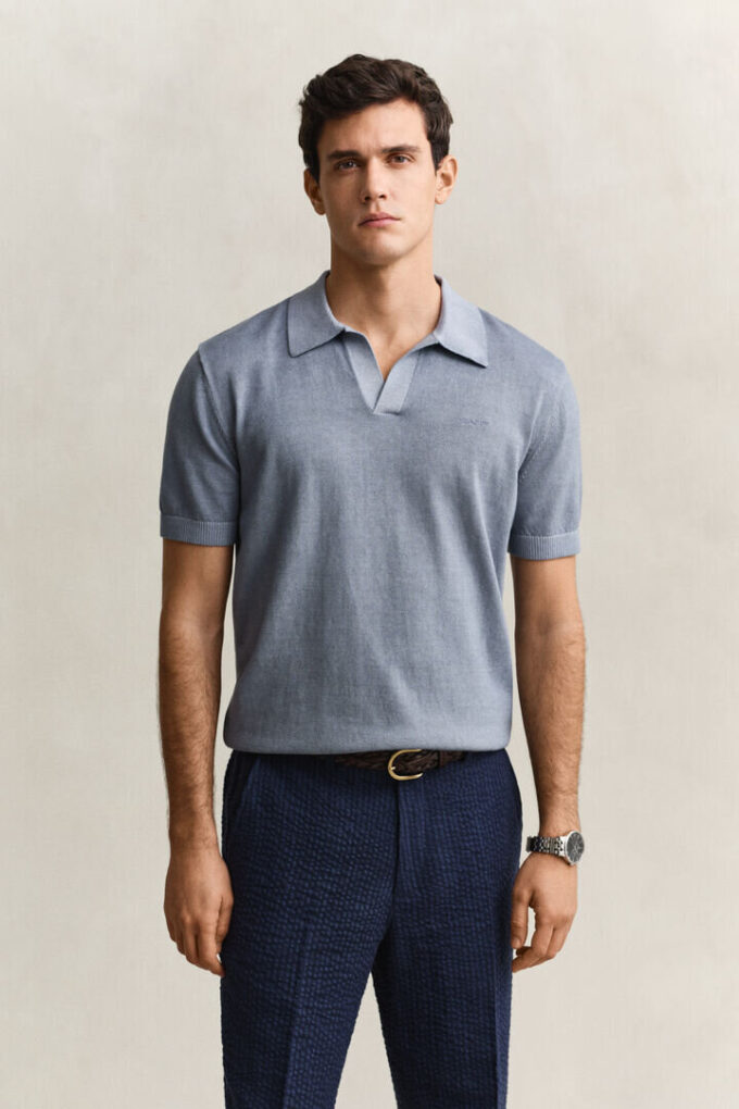 Camisola Polo Desbotada pelo Sol