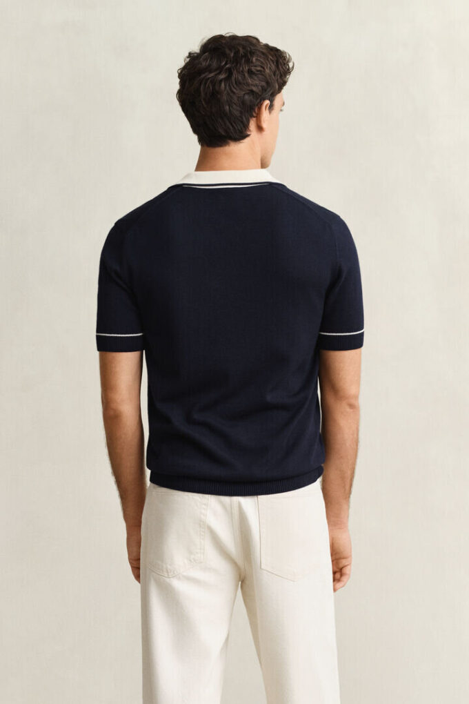 Camisola Polo em Algodão Modal