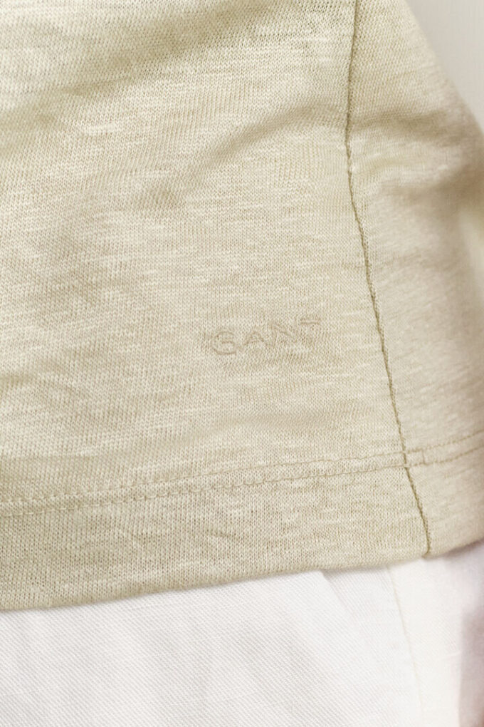 Camisola sem mangas de linho