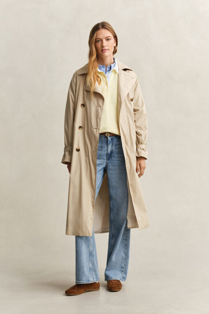 Casaco Trench Leve
