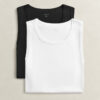 Conjunto de 2 camisolas sem mangas