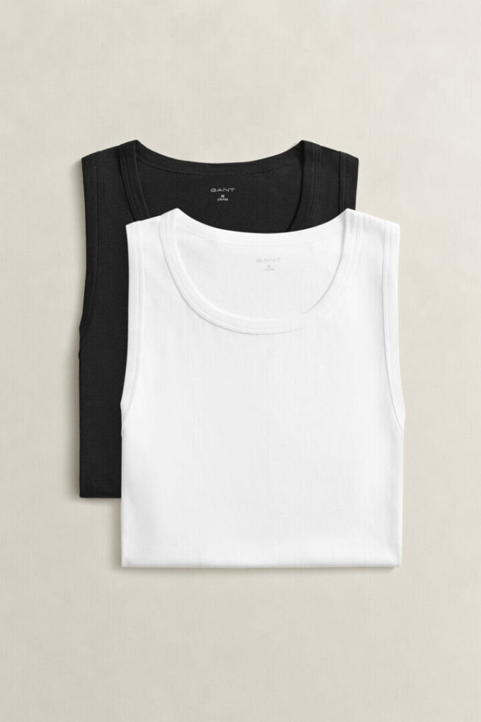 Conjunto de 2 camisolas sem mangas