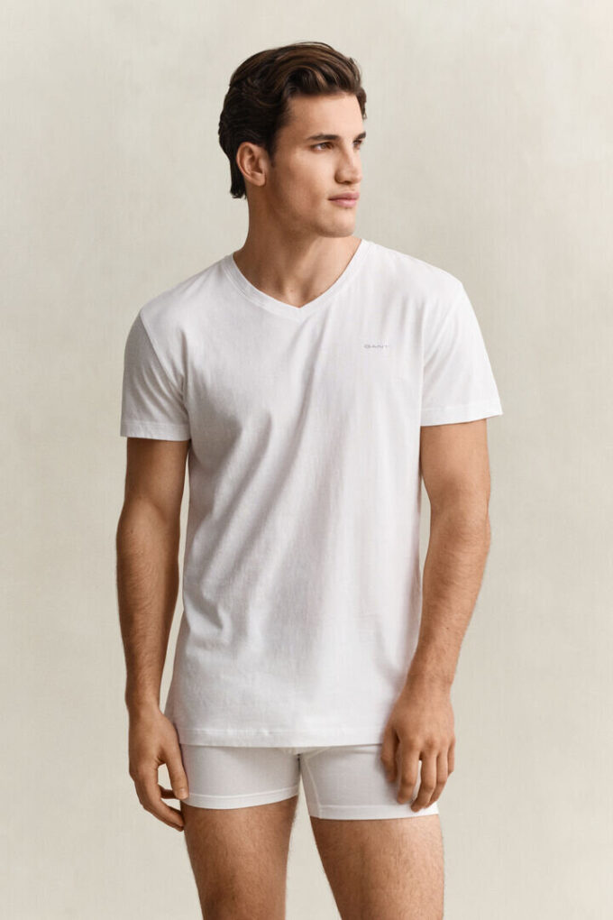 Conjunto de 2 T-shirts com decote em V