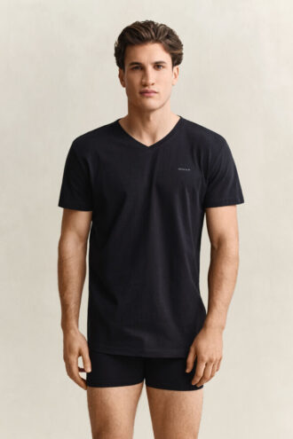 Conjunto de 2 T-shirts com decote em V