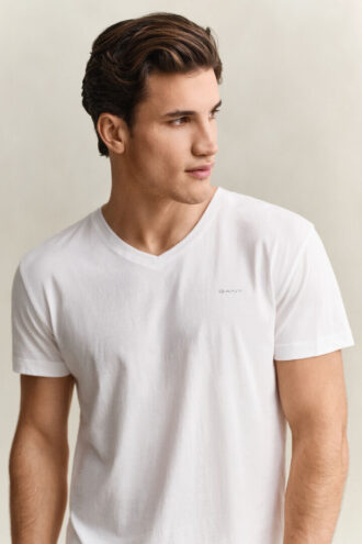 Conjunto de 2 T-shirts com decote em V