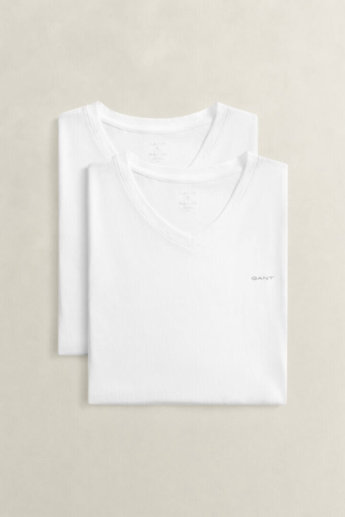 Conjunto de 2 T-shirts com decote em V