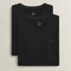 Conjunto de 2 T-shirts com decote em V