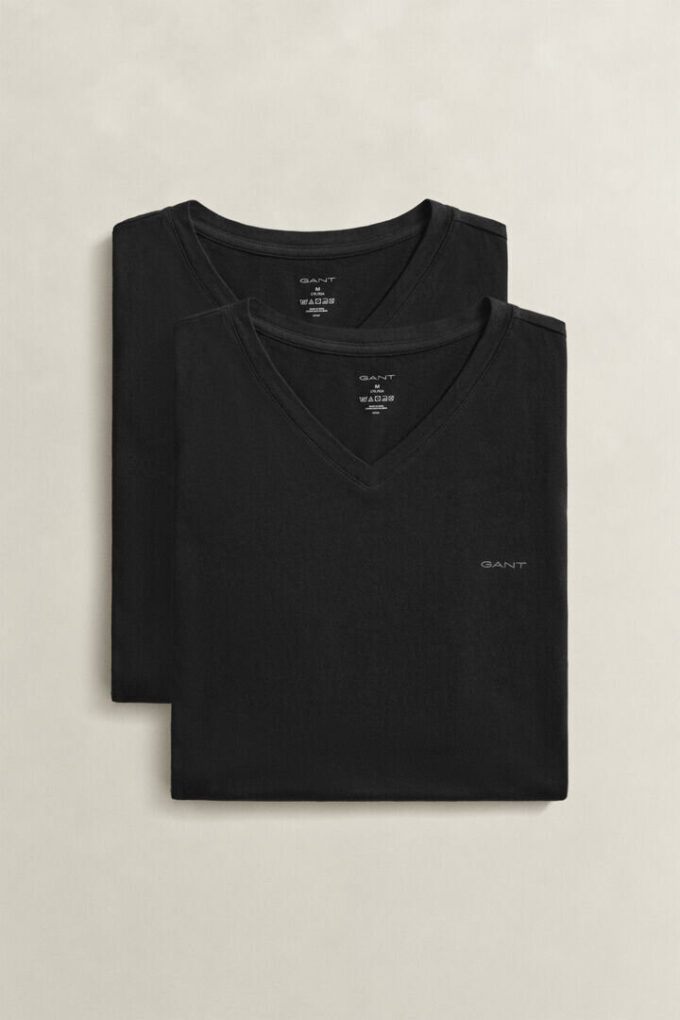 Conjunto de 2 T-shirts com decote em V
