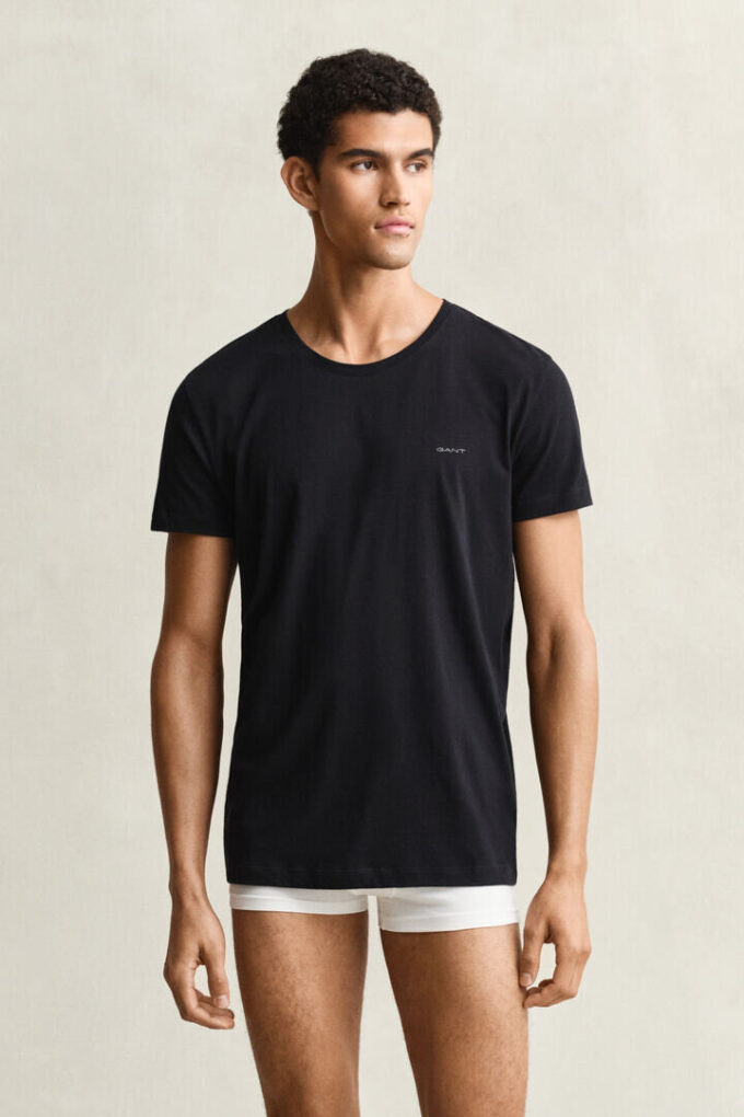 Conjunto de 2 T-shirts de gola redonda