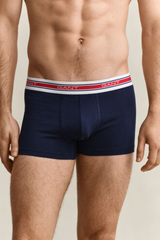 Conjunto de 3 calções com cintura às riscas