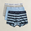 Conjunto de 3 calções às riscas