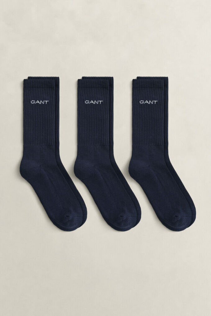 Conjunto de 3 pares de meias desportivas