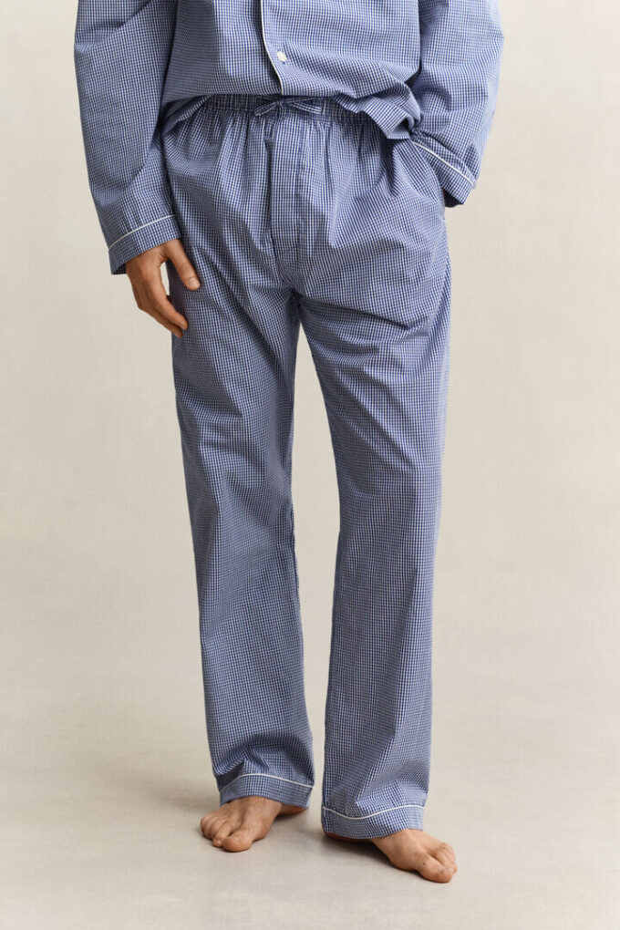 Conjunto de pijama em popeline xadrez