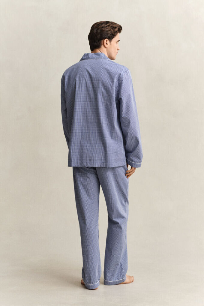 Conjunto de pijama em popeline xadrez