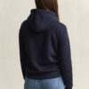 Hoodie com emblema tonal