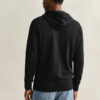 Hoodie com fecho e escudo