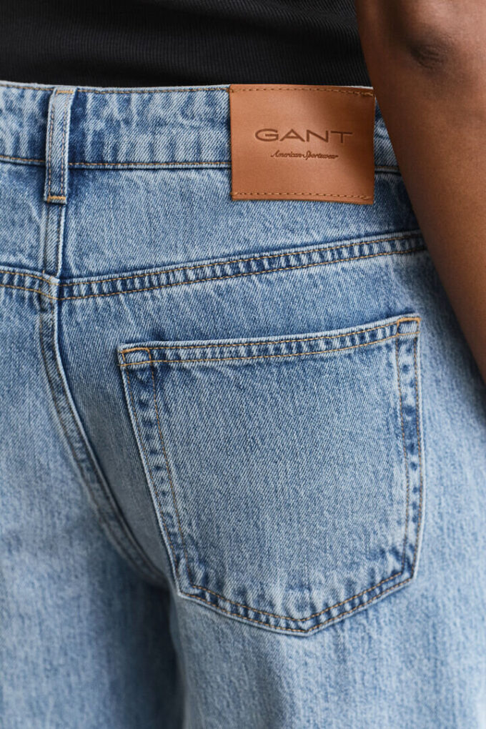 Jeans de corte descontraído