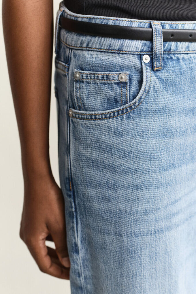 Jeans de corte descontraído
