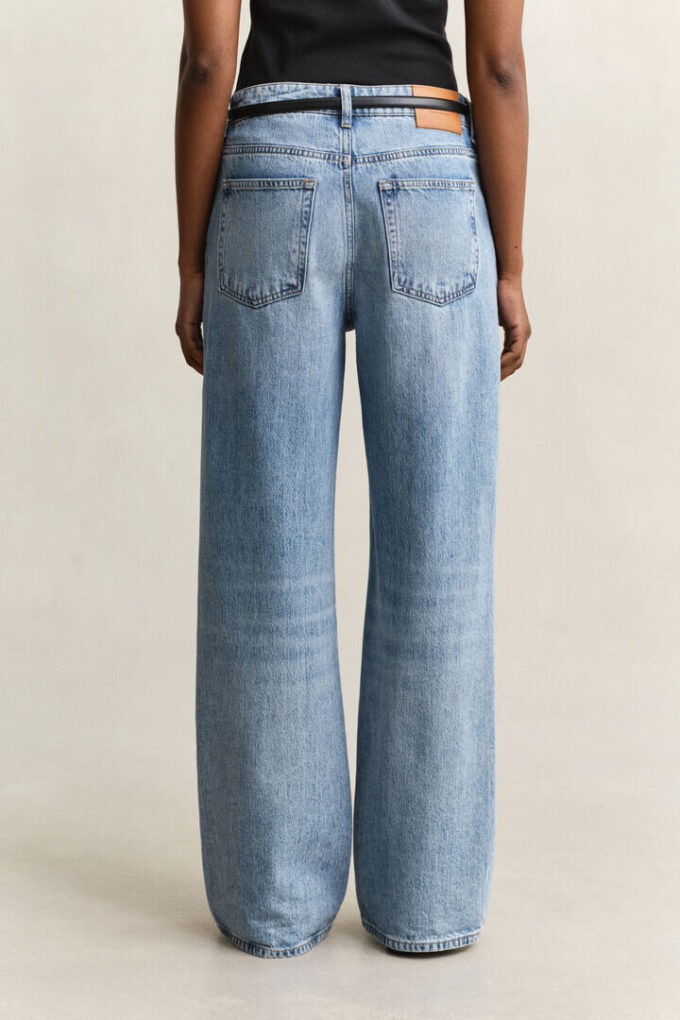 Jeans de corte descontraído