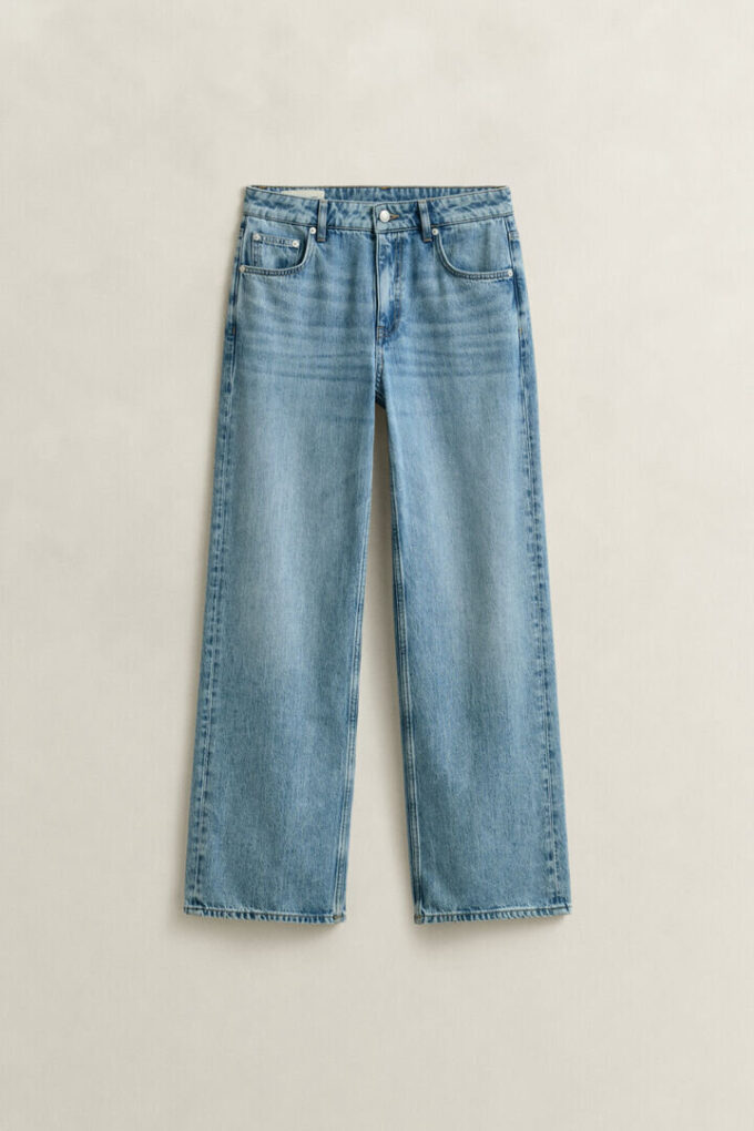 Jeans de corte descontraído