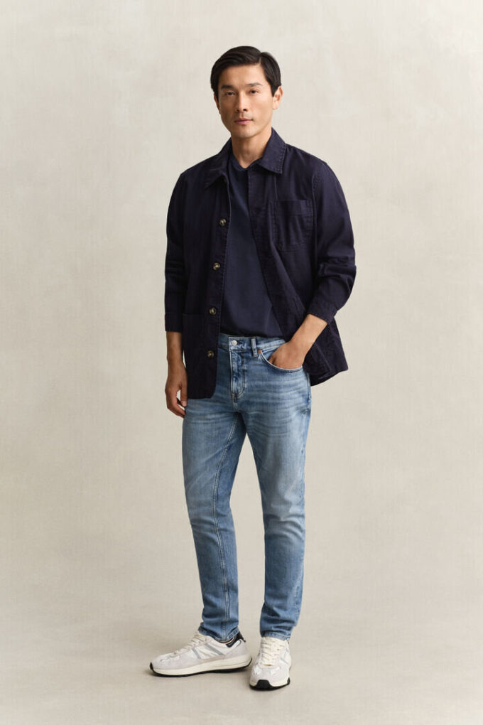 Jeans de corte justo