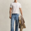 Jeans de corte reto