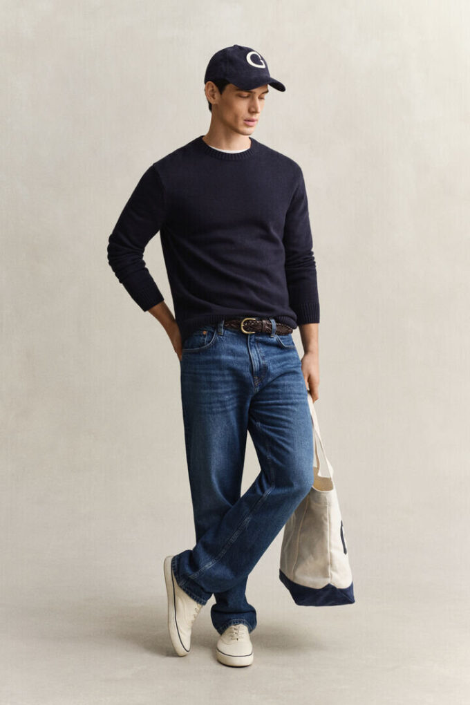 Jeans de corte reto