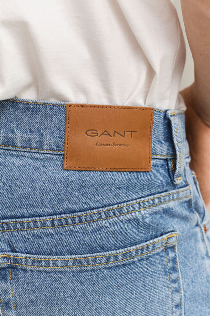 Jeans de corte reto